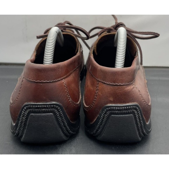 Chaps Polo RL Merc Brown Leather Deck Shoes Mens 9.5 Light Use Fast Shipping